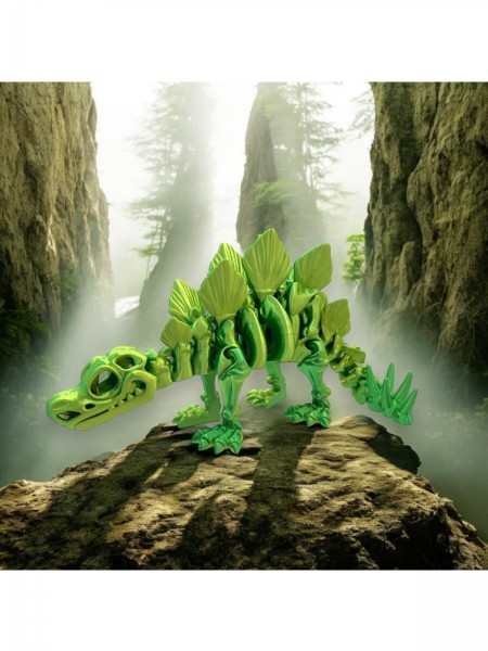Hareketli Stegosaurus İskeleti 16cm