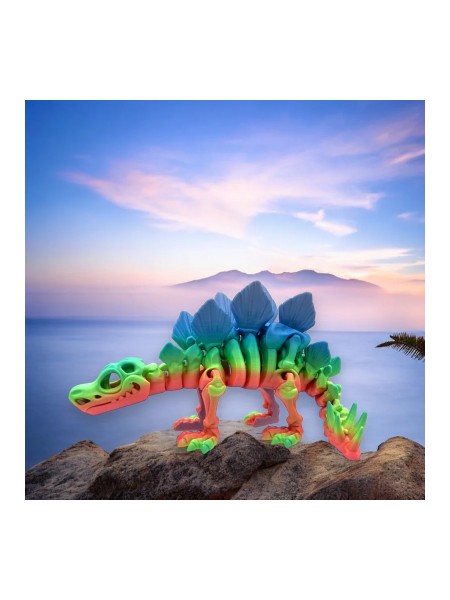 Hareketli Stegosaurus İskeleti 16cm