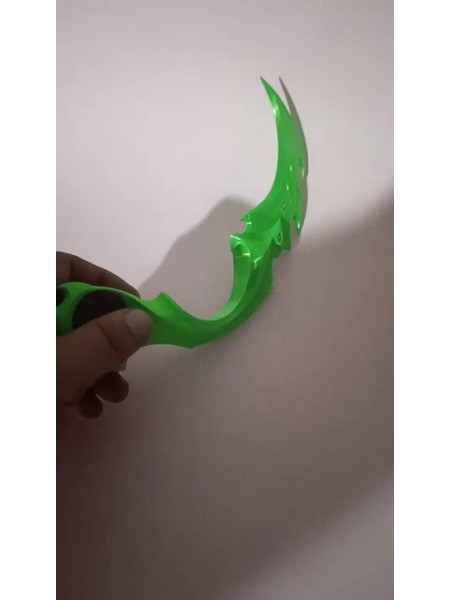 Valorant Plastik Yağmacı Karambit Yeşil Valorant Plastik Yağmacı Karambit Yeşil