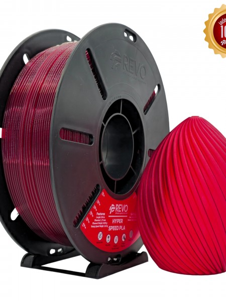 Hyper Speed PLA ŞEFFAF KIRMIZI Filament Hyper Speed PLA ŞEFFAF KIRMIZI Filament