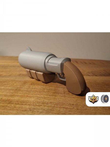 Brawl Stars Shelly Shotgun Figür Oyuncak Çocuklar İçin Güvenli Oyuncak Silah