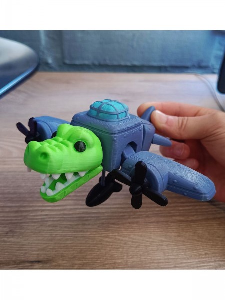 Bombardino Crocodilo İtalian Brainrot 3D Baskı